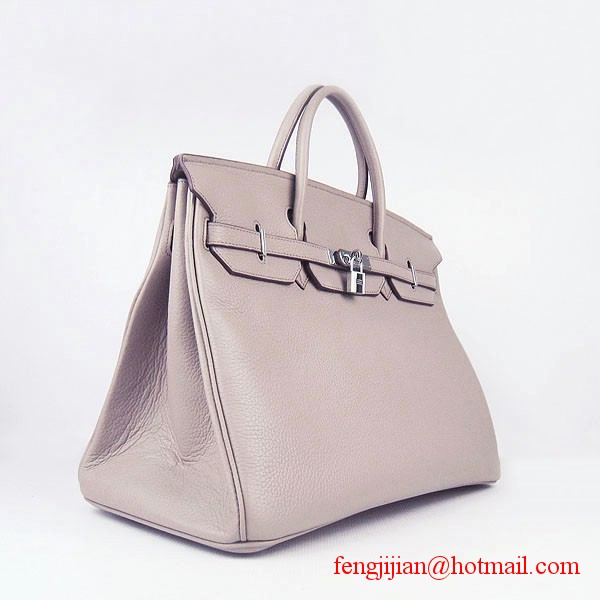 Hermes Birkin 40cm Togo Bag Grey 6099